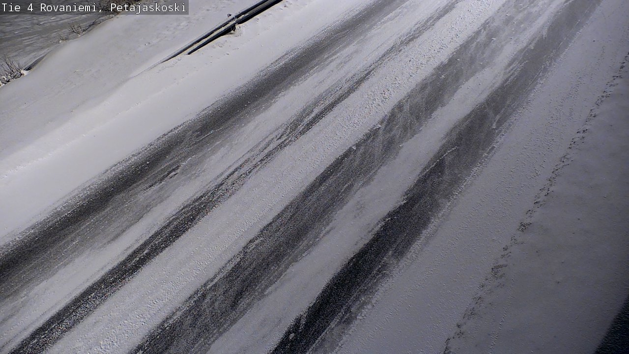 Weather Camera Image Väg 4 Rovaniemi, Petäjäskoski, Rovaniemi, Lappi
