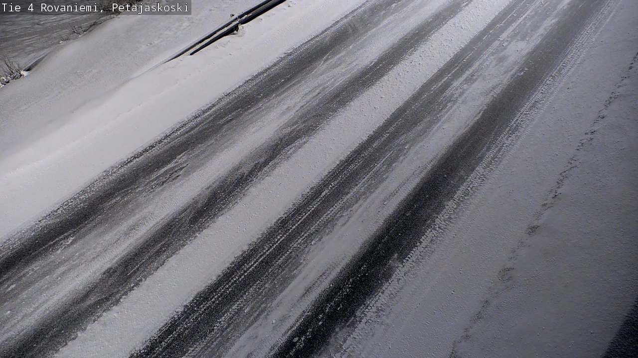 Weather Camera Image Väg 4 Rovaniemi, Petäjäskoski, Rovaniemi, Lappi