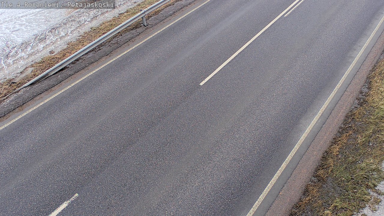 Weather Camera Image Väg 4 Rovaniemi, Petäjäskoski, Rovaniemi, Lappi