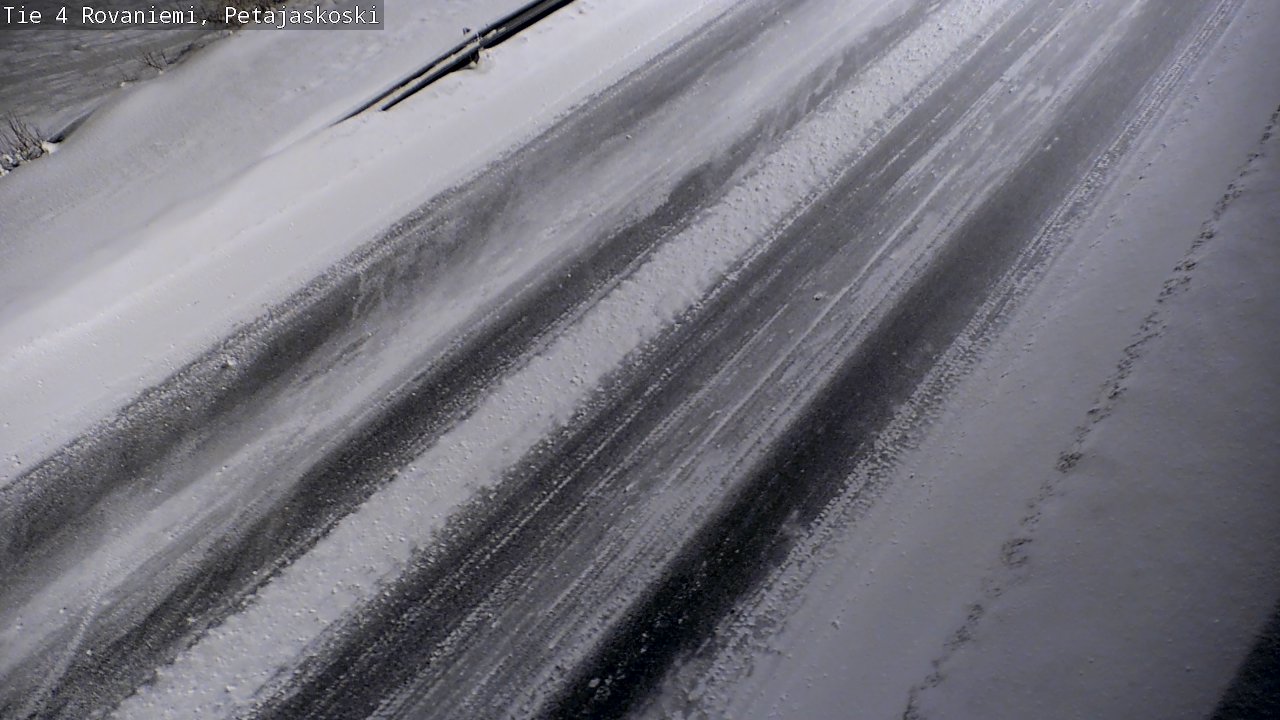 Weather Camera Image Väg 4 Rovaniemi, Petäjäskoski, Rovaniemi, Lappi