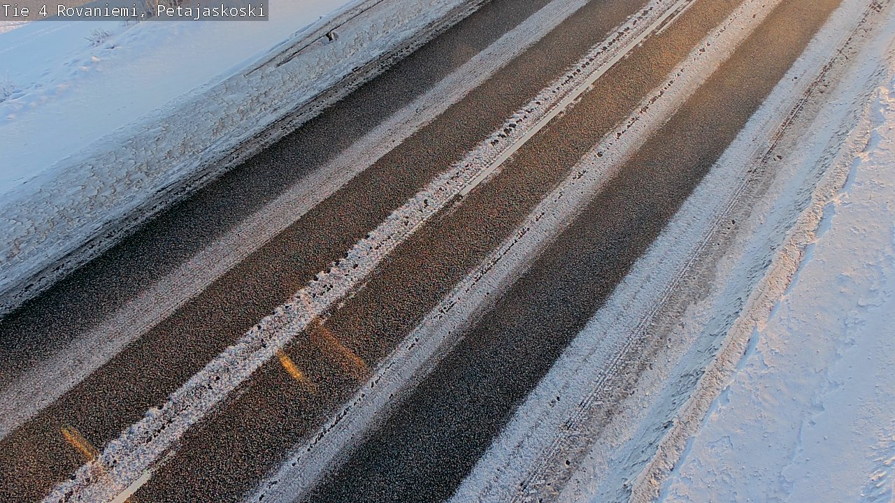 Weather Camera Image Road 4 Rovaniemi, Petäjäskoski, Rovaniemi, Lappi