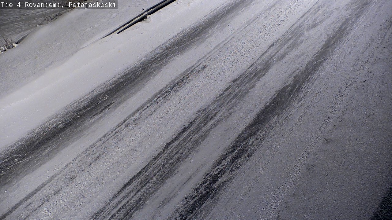 Weather Camera Image Väg 4 Rovaniemi, Petäjäskoski, Rovaniemi, Lappi
