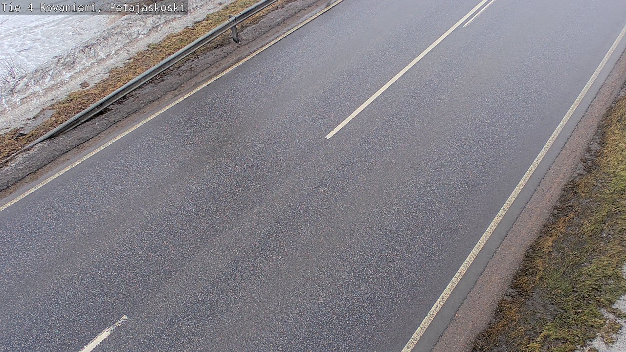 Weather Camera Image Road 4 Rovaniemi, Petäjäskoski, Rovaniemi, Lappi