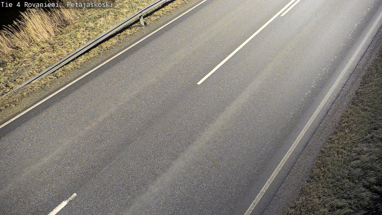 Weather Camera Image Väg 4 Rovaniemi, Petäjäskoski, Rovaniemi, Lappi
