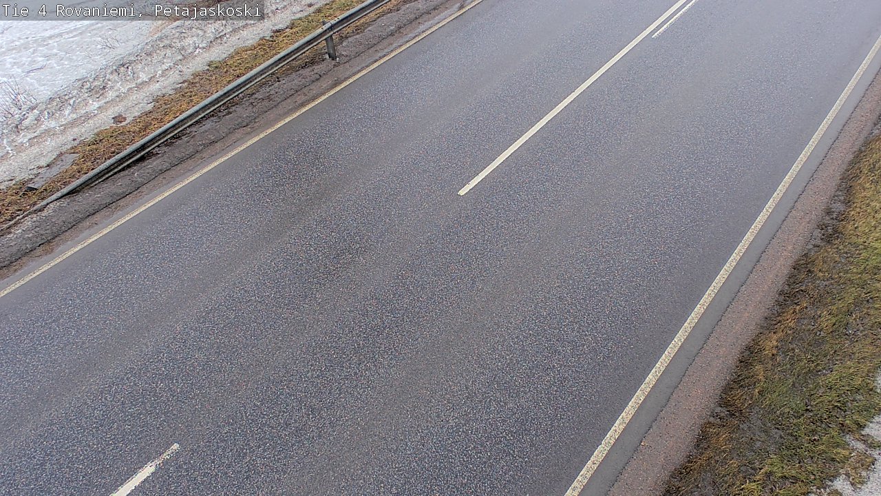 Weather Camera Image Road 4 Rovaniemi, Petäjäskoski, Rovaniemi, Lappi