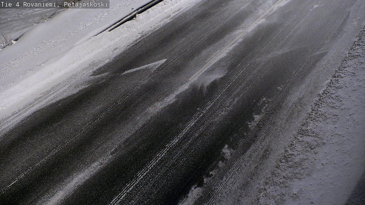 Weather Camera Image Väg 4 Rovaniemi, Petäjäskoski, Rovaniemi, Lappi