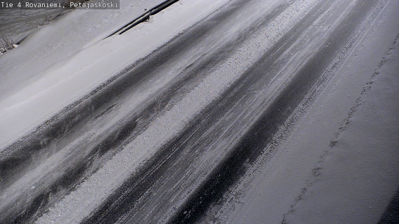 Weather Camera Image Väg 4 Rovaniemi, Petäjäskoski, Rovaniemi, Lappi