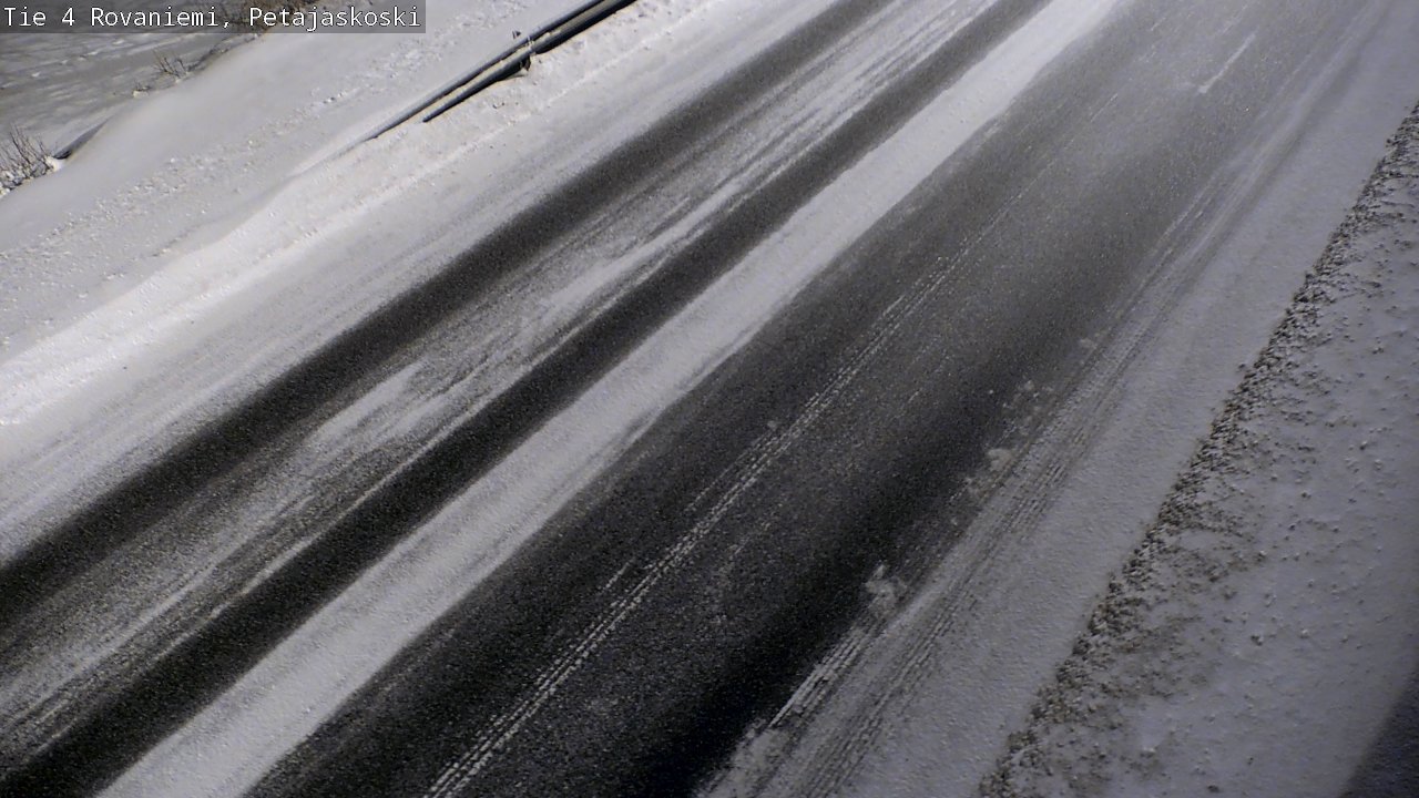 Weather Camera Image Väg 4 Rovaniemi, Petäjäskoski, Rovaniemi, Lappi