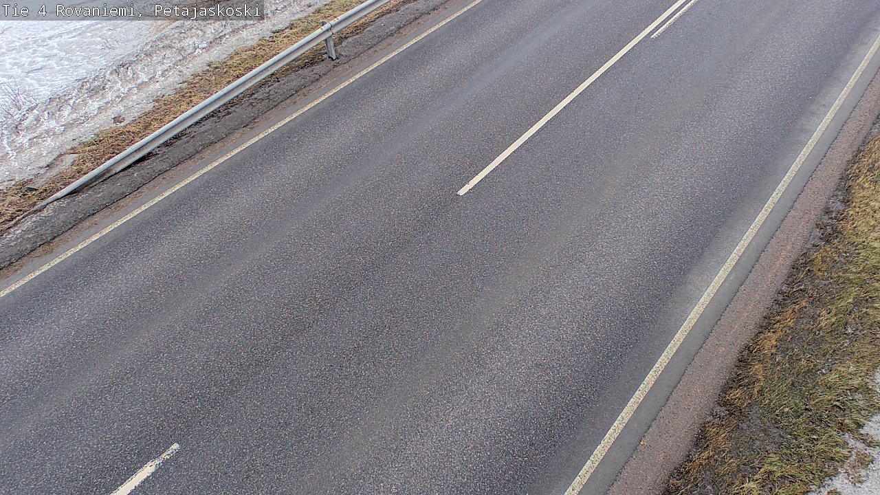 Weather Camera Image Väg 4 Rovaniemi, Petäjäskoski, Rovaniemi, Lappi