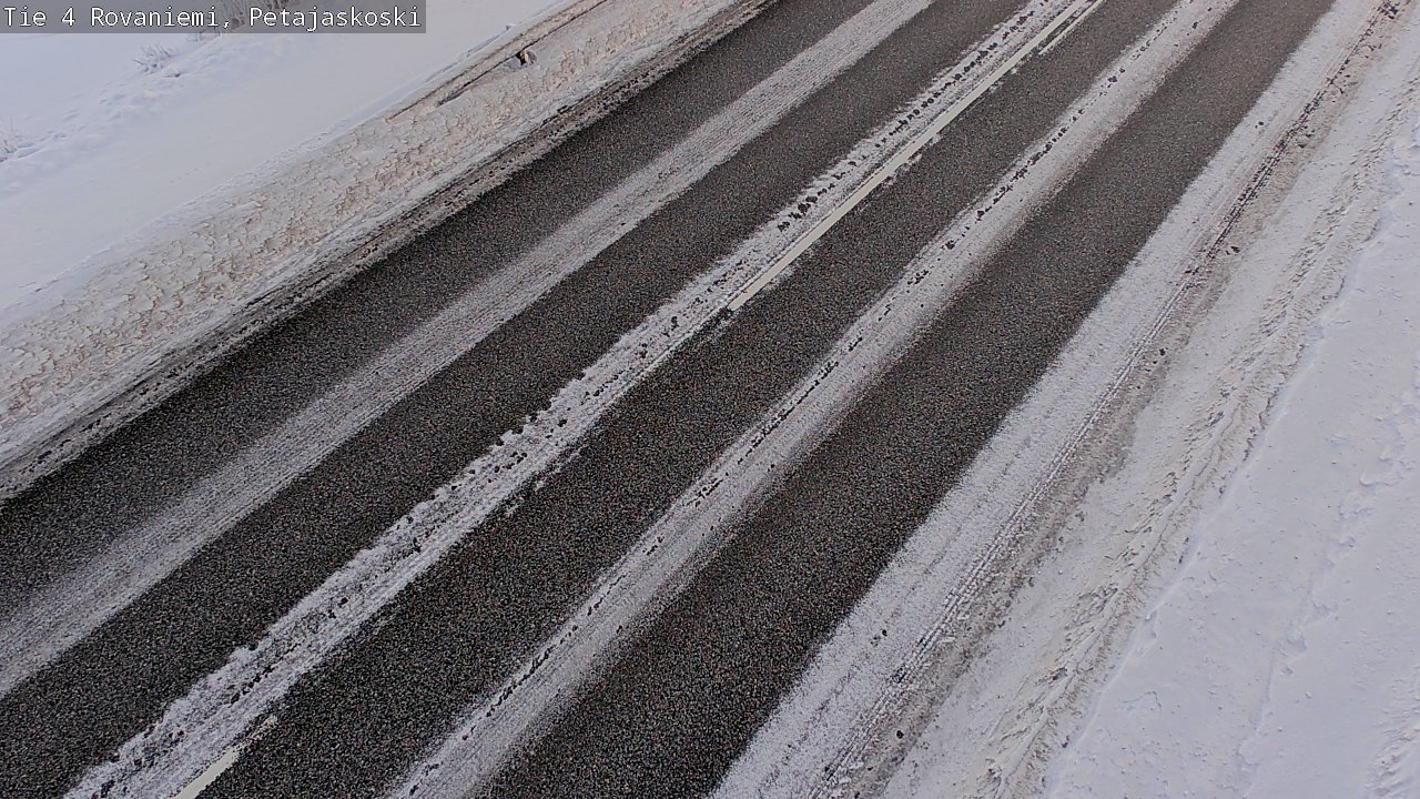 Weather Camera Image Road 4 Rovaniemi, Petäjäskoski, Rovaniemi, Lappi