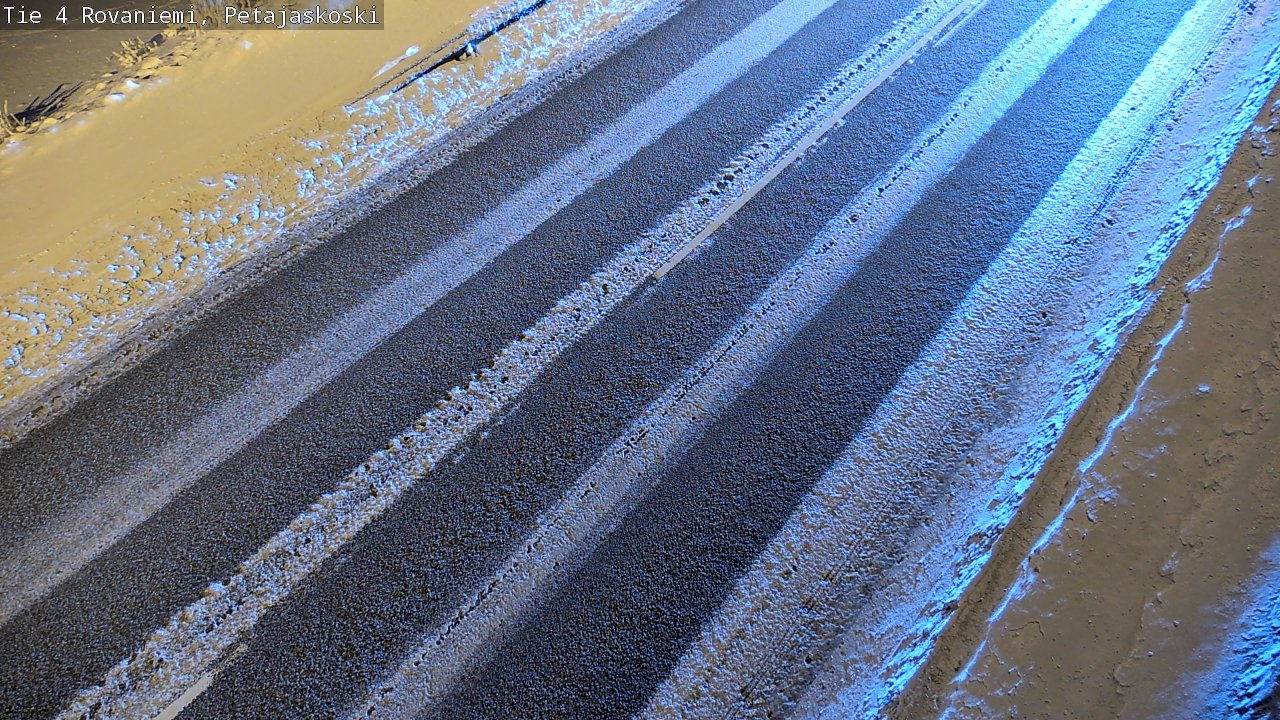 Weather Camera Image Road 4 Rovaniemi, Petäjäskoski, Rovaniemi, Lappi