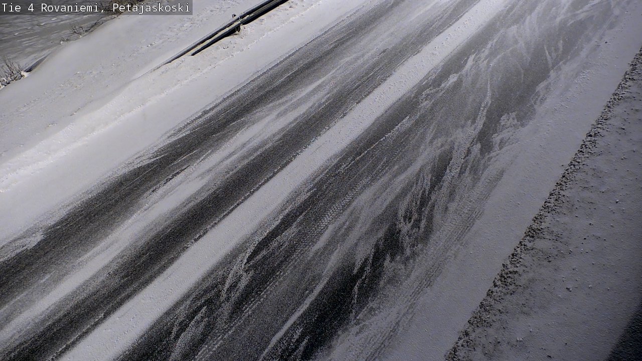 Weather Camera Image Väg 4 Rovaniemi, Petäjäskoski, Rovaniemi, Lappi