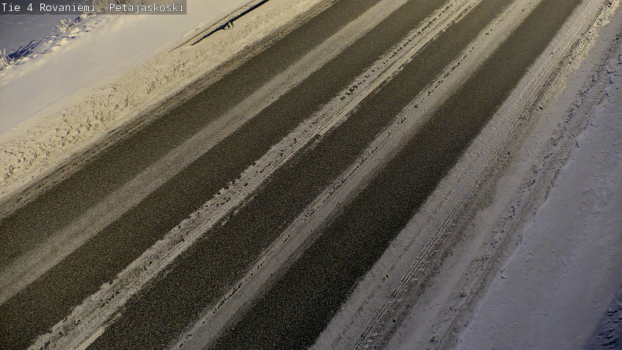 Kelikamerat Kuva Tie 4 Rovaniemi, Petäjäskoski, Rovaniemi, Lappi