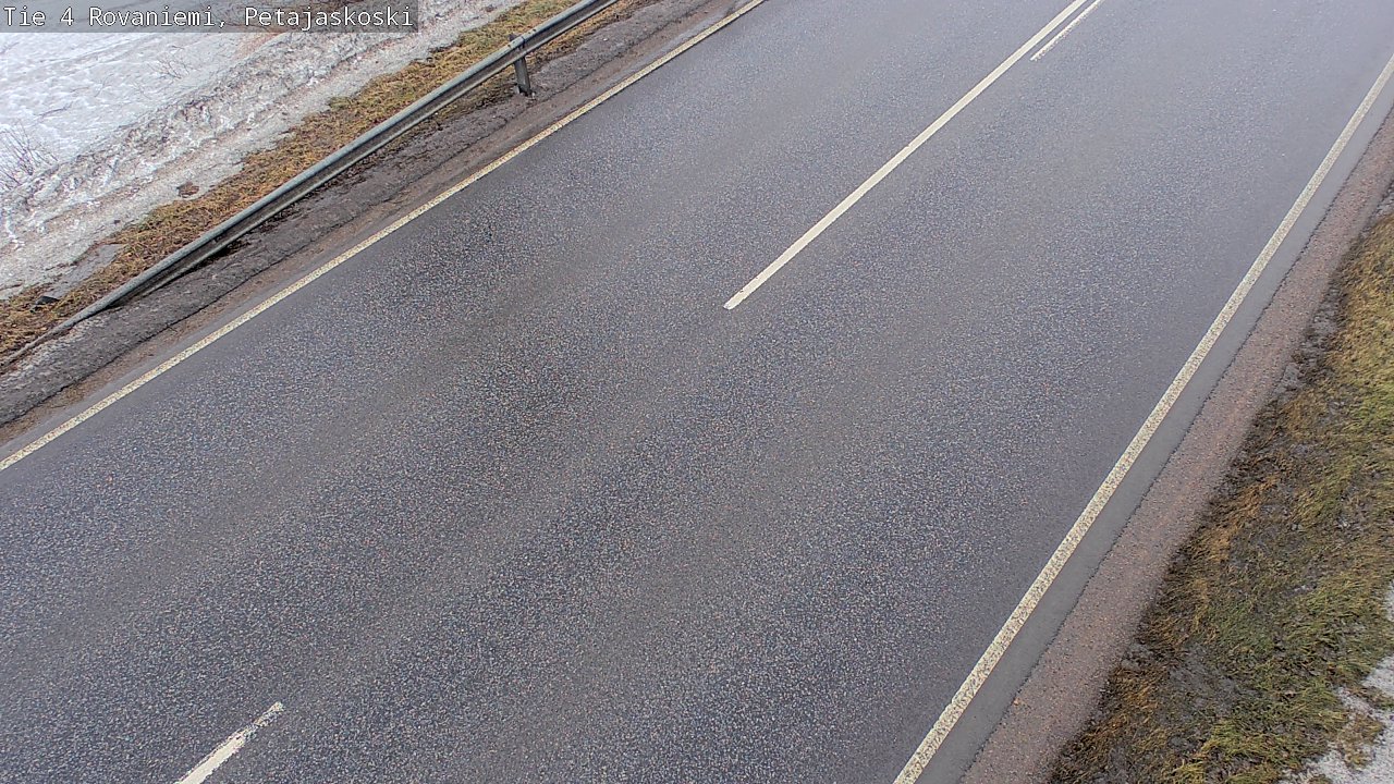 Weather Camera Image Road 4 Rovaniemi, Petäjäskoski, Rovaniemi, Lappi