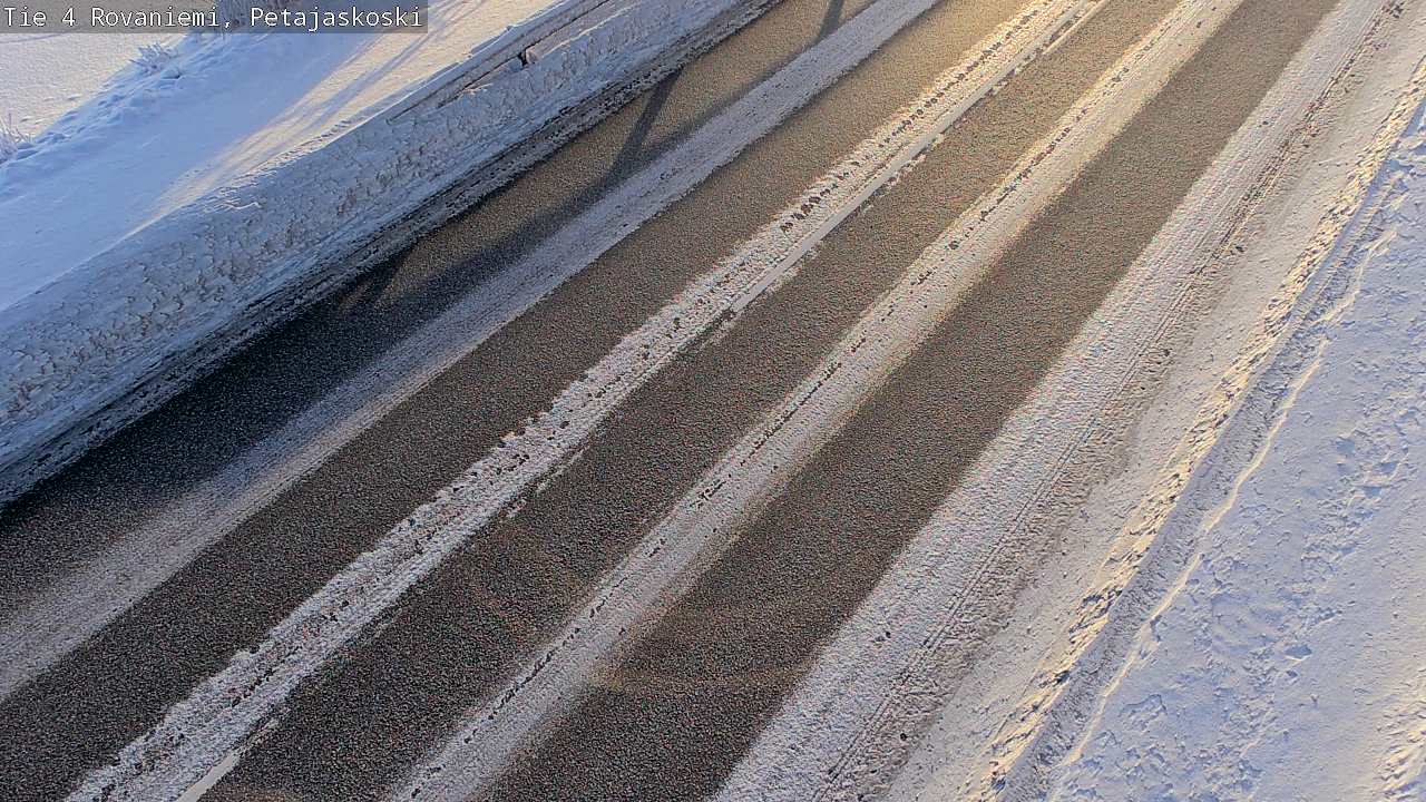 Weather Camera Image Road 4 Rovaniemi, Petäjäskoski, Rovaniemi, Lappi