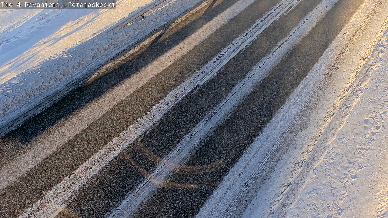Weather Camera Image Road 4 Rovaniemi, Petäjäskoski, Rovaniemi, Lappi