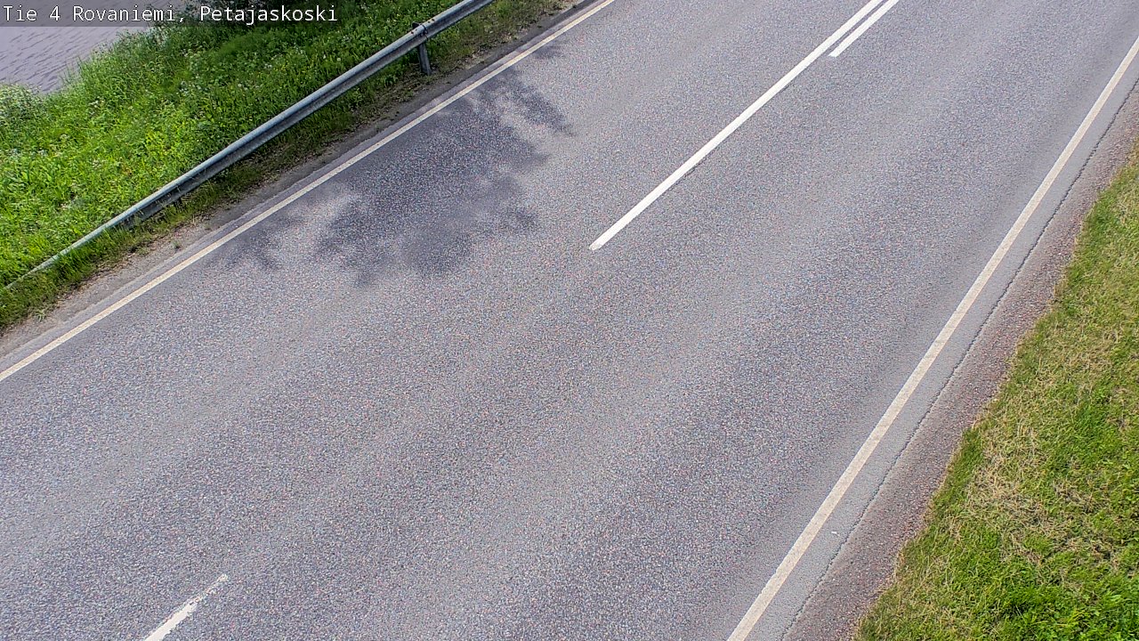 Weather Camera Image Väg 4 Rovaniemi, Petäjäskoski, Rovaniemi, Lappi