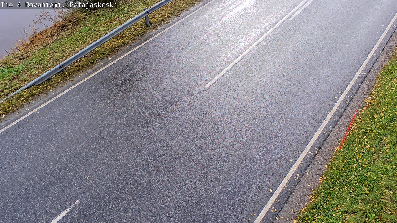 Weather Camera Image Väg 4 Rovaniemi, Petäjäskoski, Rovaniemi, Lappi