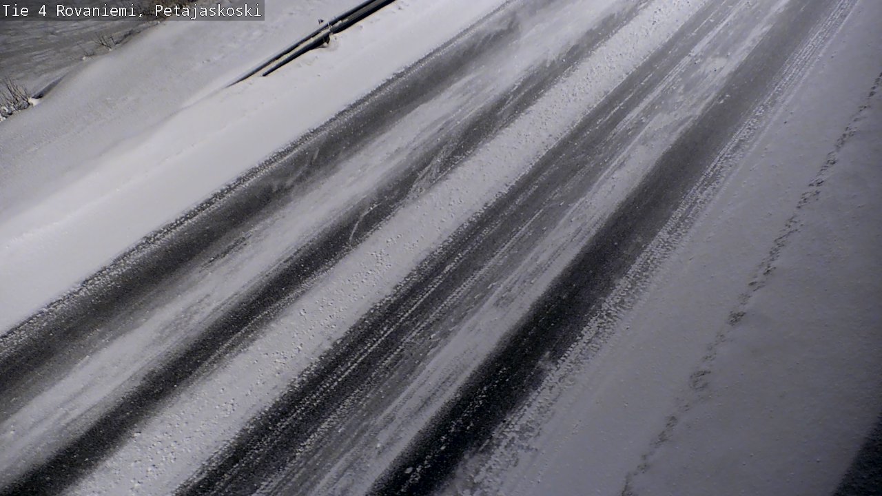 Weather Camera Image Väg 4 Rovaniemi, Petäjäskoski, Rovaniemi, Lappi