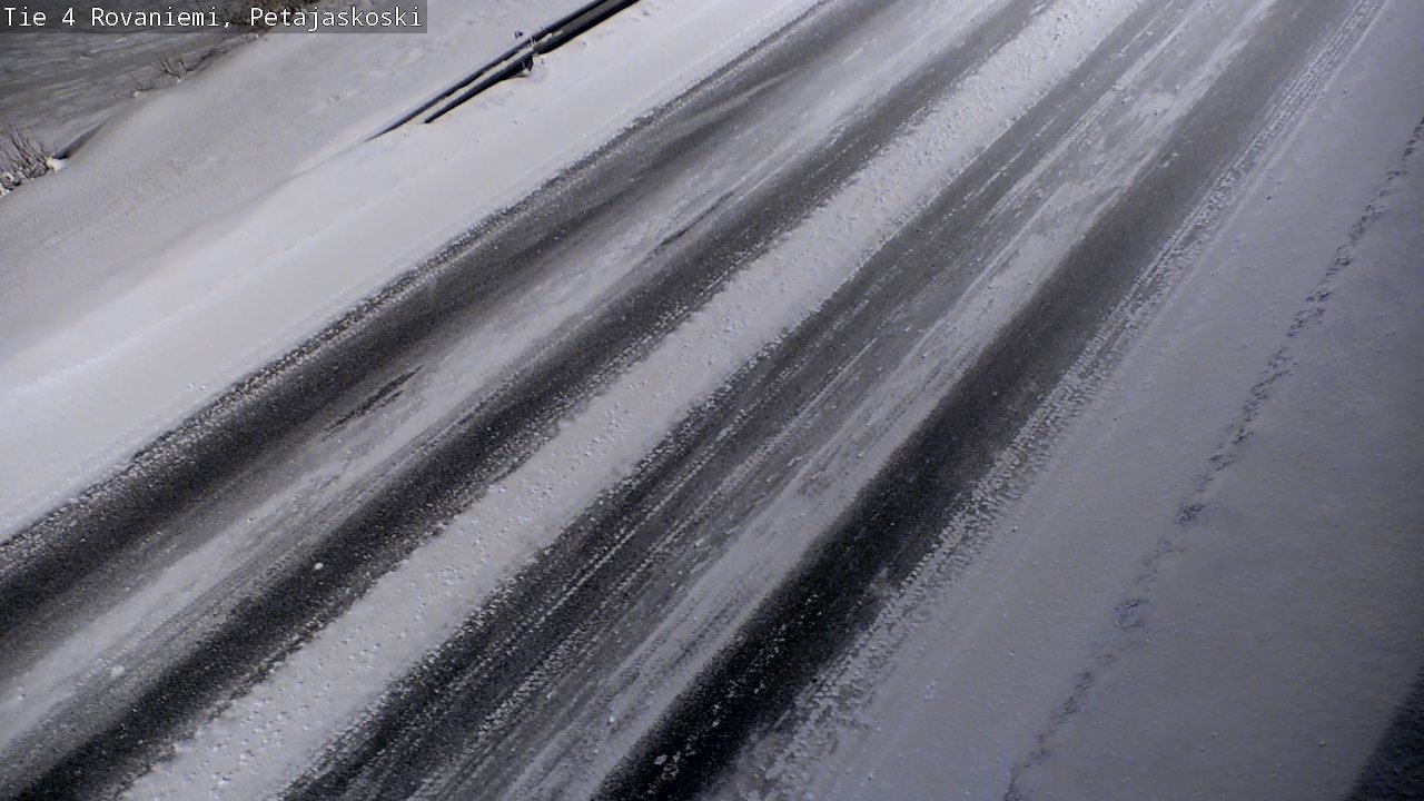 Weather Camera Image Väg 4 Rovaniemi, Petäjäskoski, Rovaniemi, Lappi