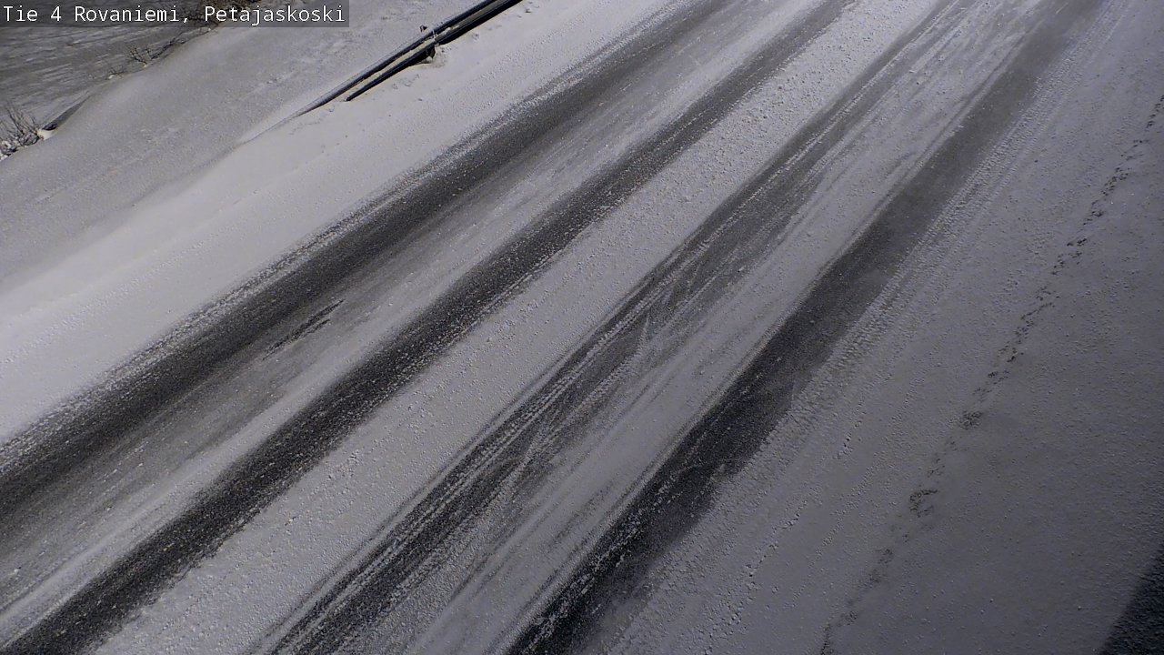 Weather Camera Image Väg 4 Rovaniemi, Petäjäskoski, Rovaniemi, Lappi