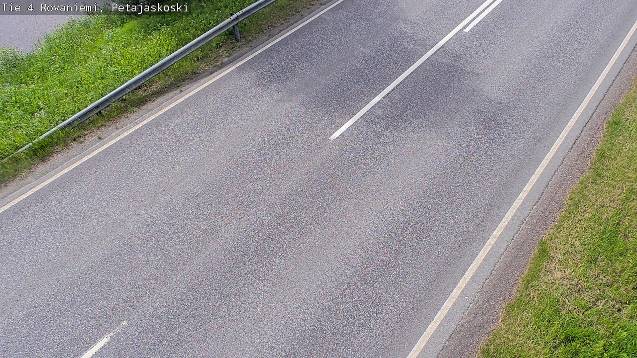 Weather Camera Image Väg 4 Rovaniemi, Petäjäskoski, Rovaniemi, Lappi