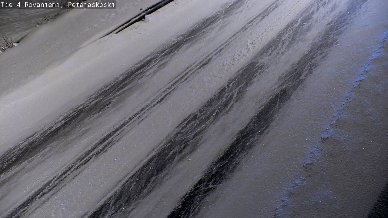 Weather Camera Image Väg 4 Rovaniemi, Petäjäskoski, Rovaniemi, Lappi