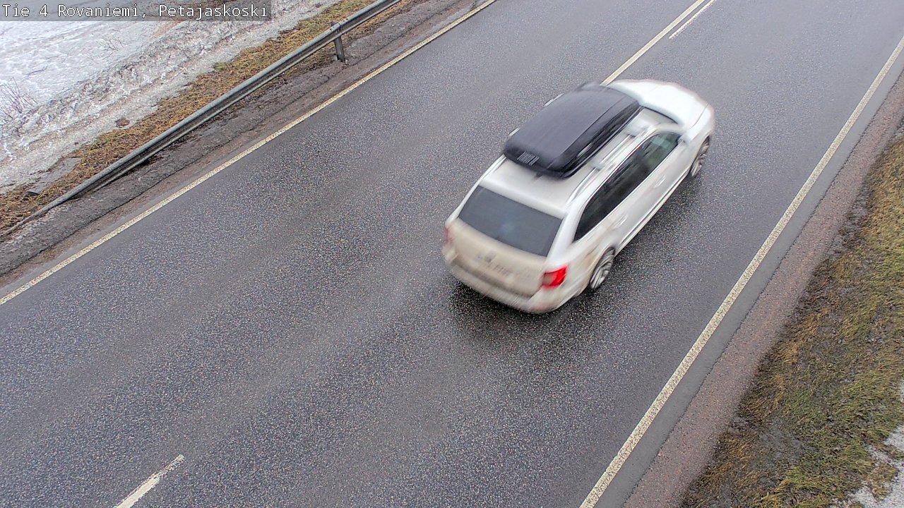 Weather Camera Image Road 4 Rovaniemi, Petäjäskoski, Rovaniemi, Lappi