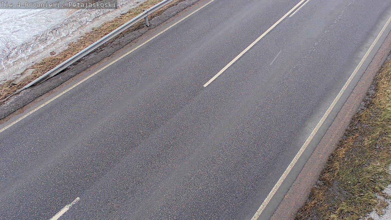 Weather Camera Image Väg 4 Rovaniemi, Petäjäskoski, Rovaniemi, Lappi