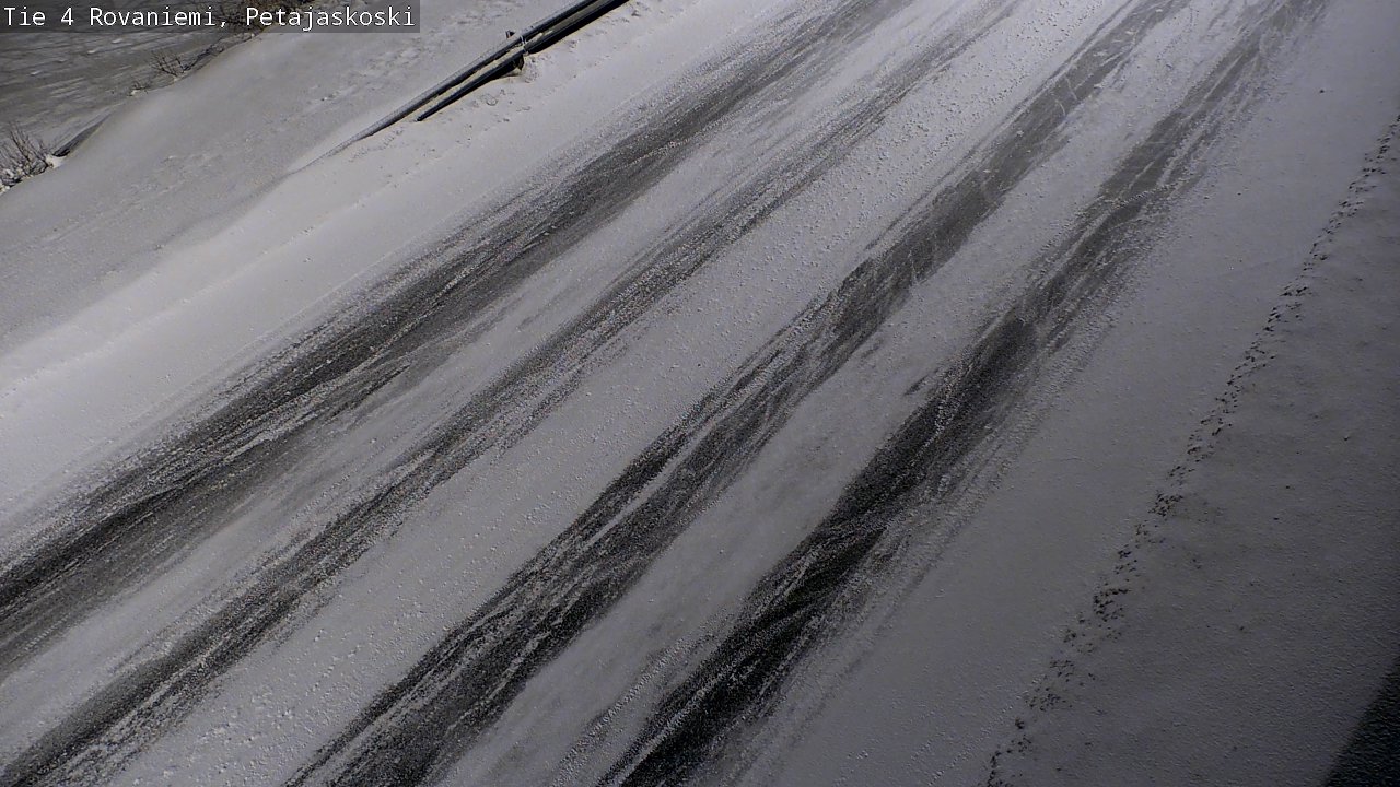 Weather Camera Image Väg 4 Rovaniemi, Petäjäskoski, Rovaniemi, Lappi