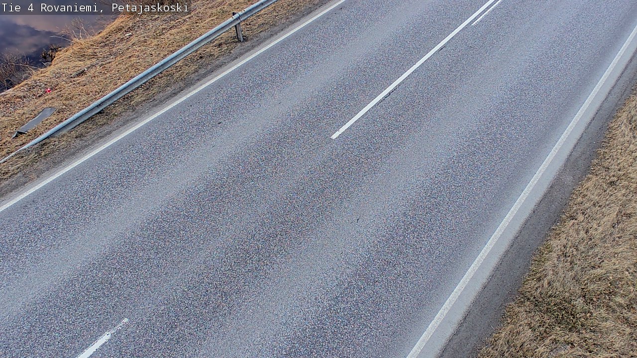 Weather Camera Image Väg 4 Rovaniemi, Petäjäskoski, Rovaniemi, Lappi