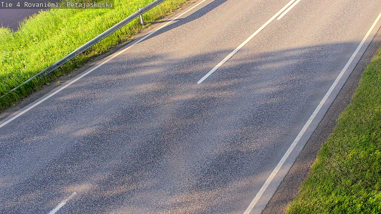 Weather Camera Image Väg 4 Rovaniemi, Petäjäskoski, Rovaniemi, Lappi
