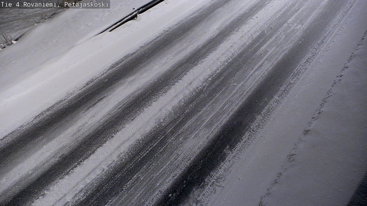 Weather Camera Image Väg 4 Rovaniemi, Petäjäskoski, Rovaniemi, Lappi