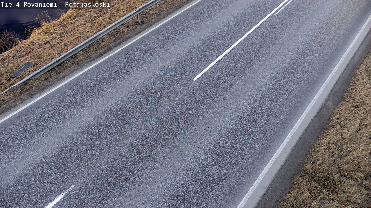 Weather Camera Image Väg 4 Rovaniemi, Petäjäskoski, Rovaniemi, Lappi