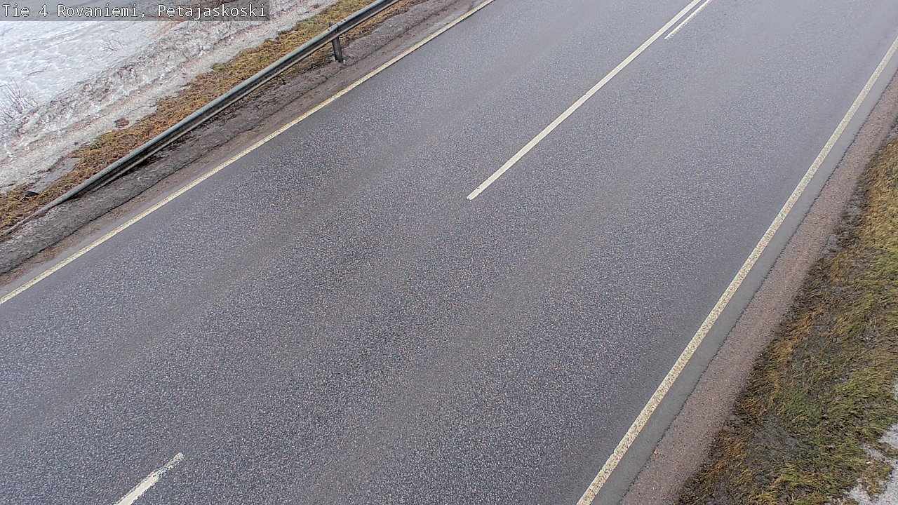 Weather Camera Image Road 4 Rovaniemi, Petäjäskoski, Rovaniemi, Lappi