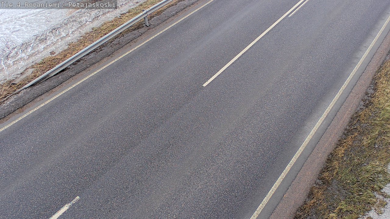 Weather Camera Image Väg 4 Rovaniemi, Petäjäskoski, Rovaniemi, Lappi