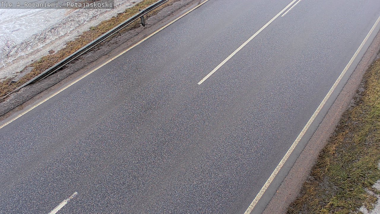 Weather Camera Image Road 4 Rovaniemi, Petäjäskoski, Rovaniemi, Lappi