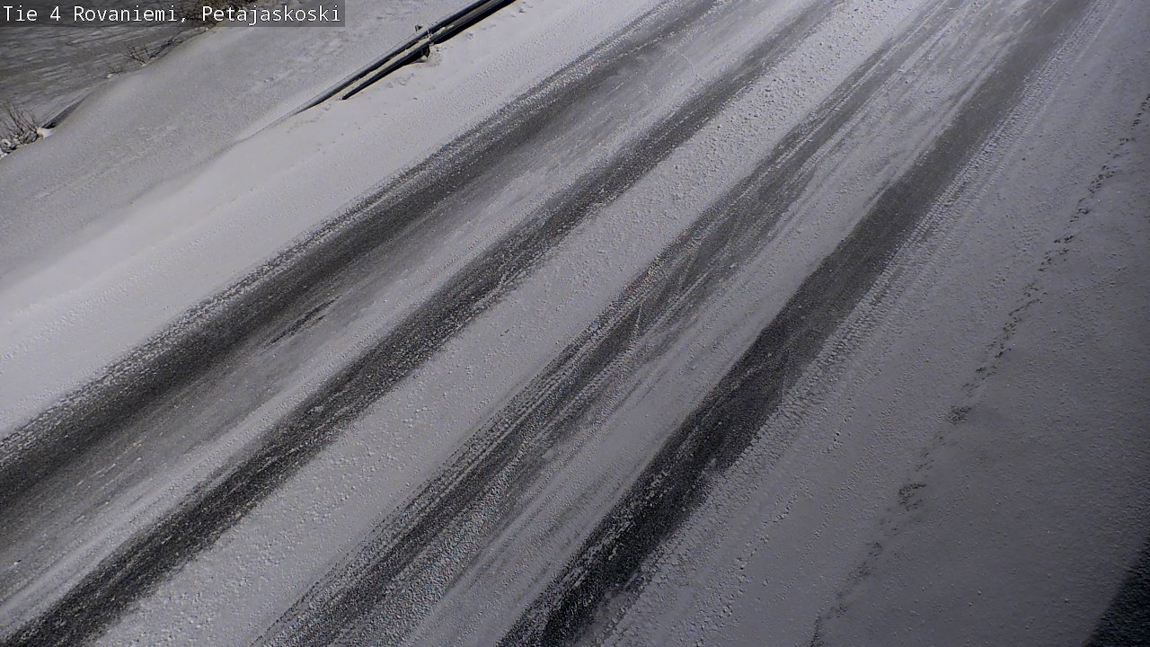 Weather Camera Image Väg 4 Rovaniemi, Petäjäskoski, Rovaniemi, Lappi