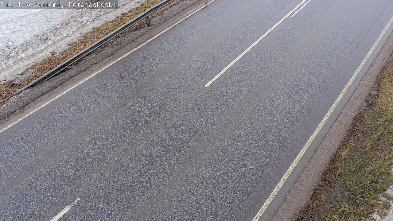 Weather Camera Image Road 4 Rovaniemi, Petäjäskoski, Rovaniemi, Lappi