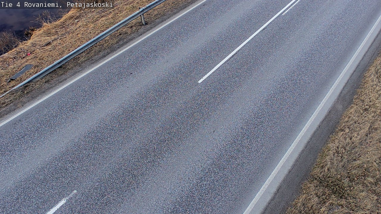 Weather Camera Image Väg 4 Rovaniemi, Petäjäskoski, Rovaniemi, Lappi