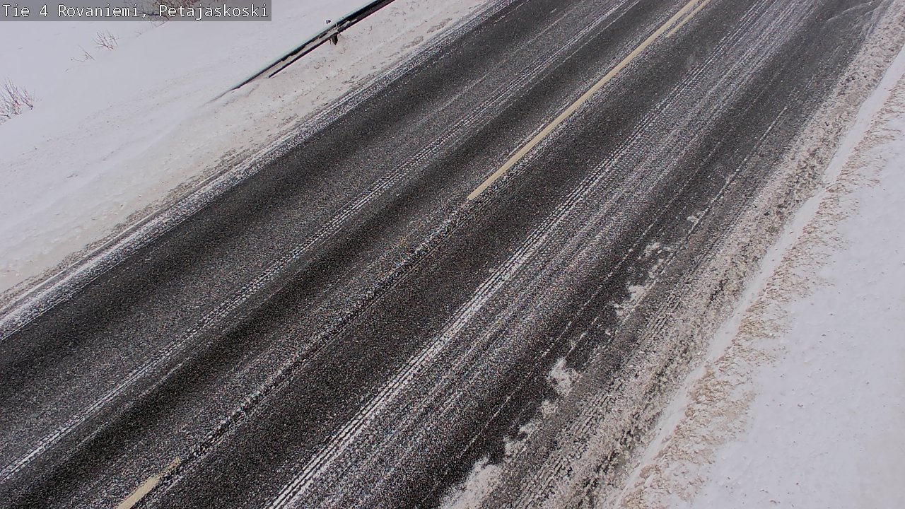 Weather Camera Image Väg 4 Rovaniemi, Petäjäskoski, Rovaniemi, Lappi