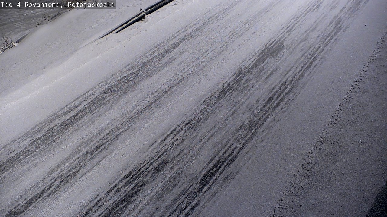 Weather Camera Image Väg 4 Rovaniemi, Petäjäskoski, Rovaniemi, Lappi