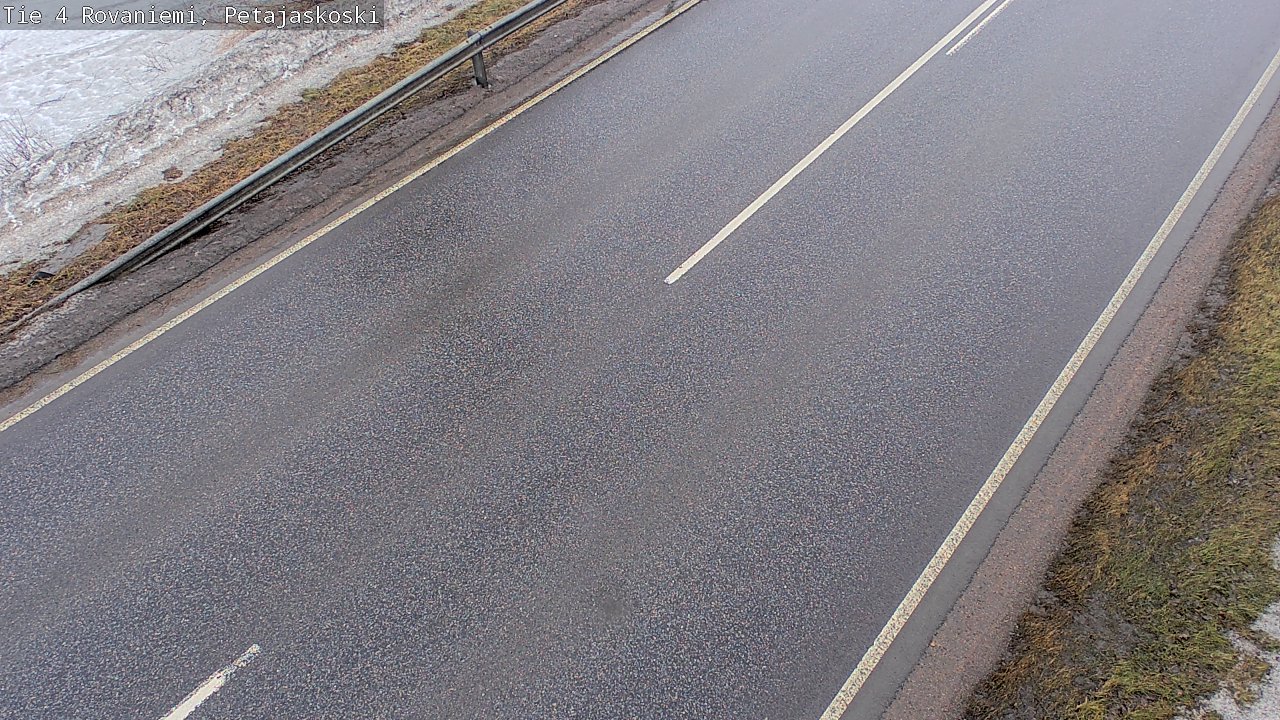 Weather Camera Image Road 4 Rovaniemi, Petäjäskoski, Rovaniemi, Lappi