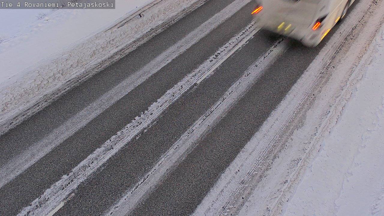 Weather Camera Image Road 4 Rovaniemi, Petäjäskoski, Rovaniemi, Lappi