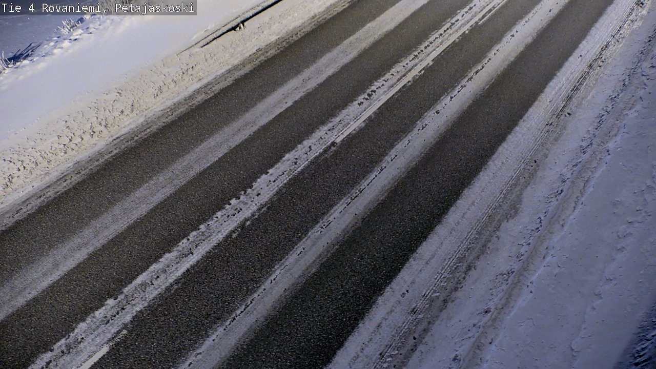 Weather Camera Image Road 4 Rovaniemi, Petäjäskoski, Rovaniemi, Lappi