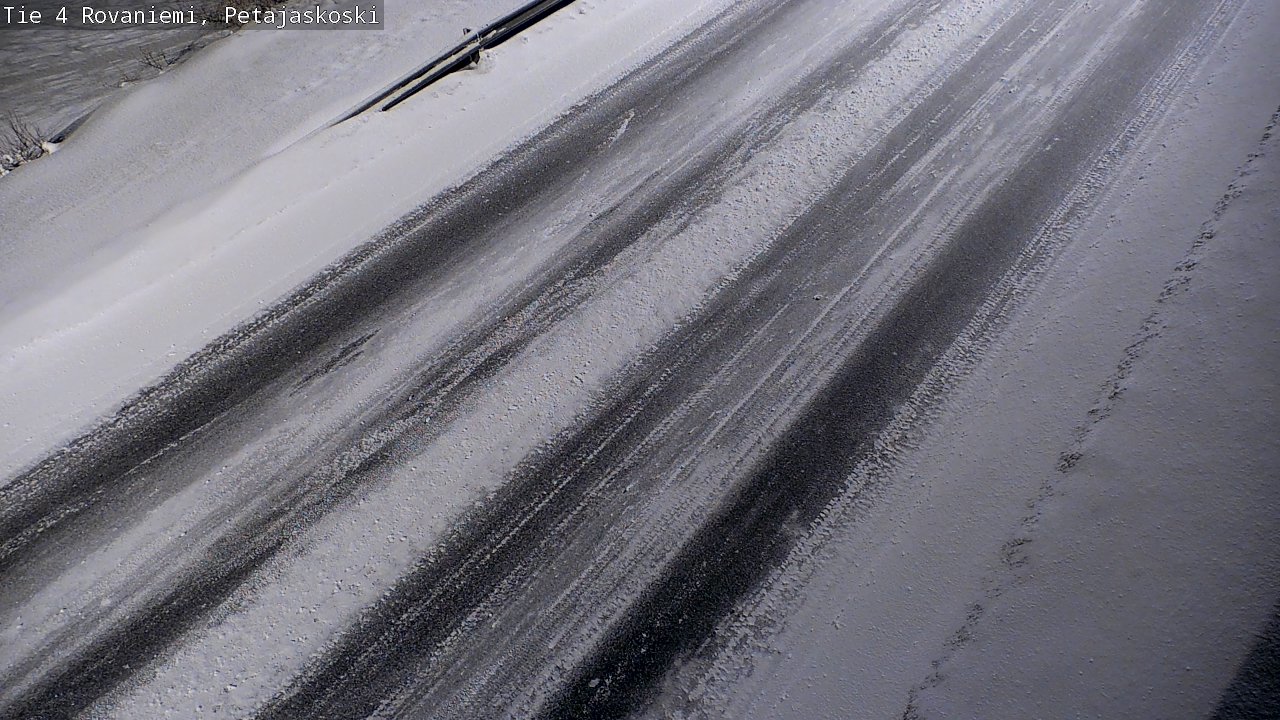 Weather Camera Image Väg 4 Rovaniemi, Petäjäskoski, Rovaniemi, Lappi