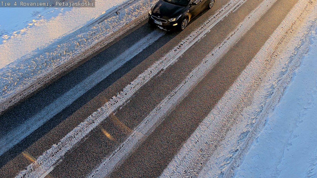Weather Camera Image Road 4 Rovaniemi, Petäjäskoski, Rovaniemi, Lappi