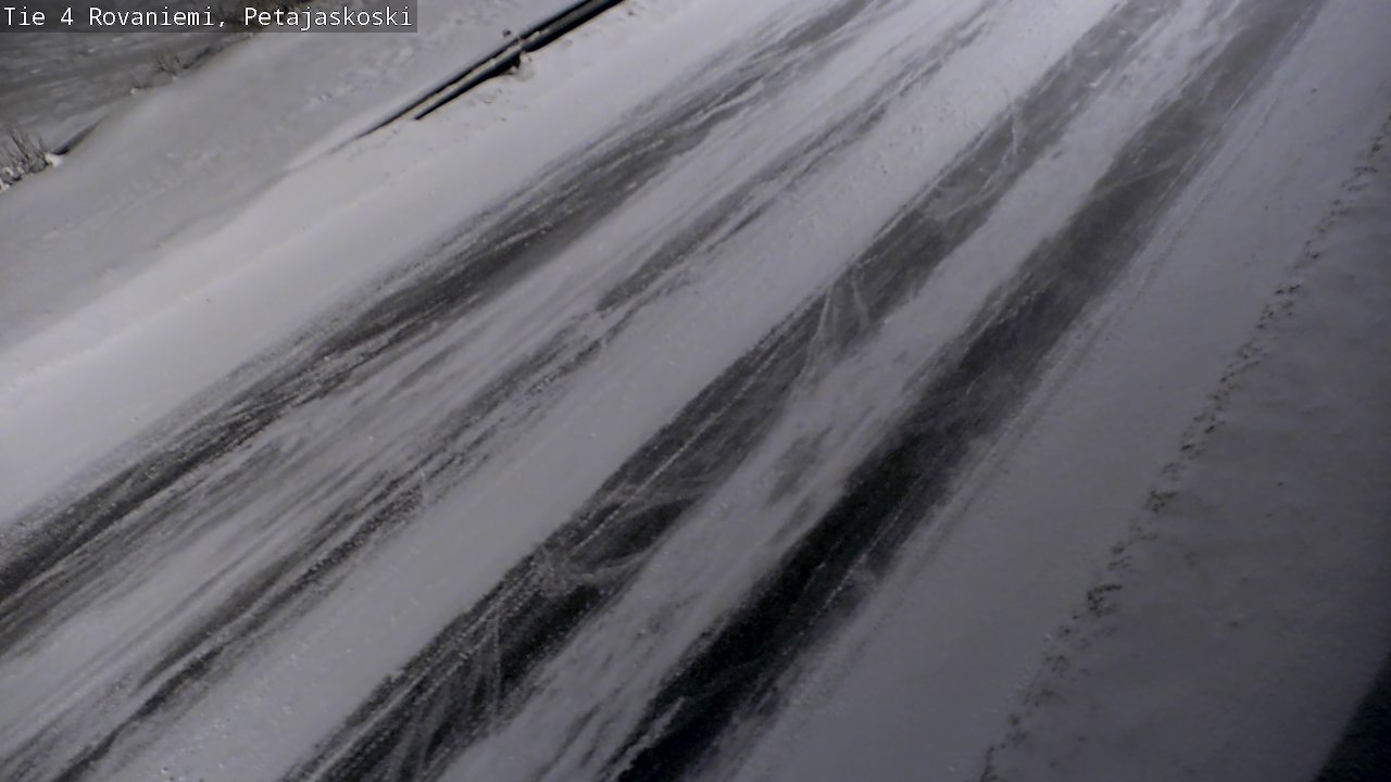 Weather Camera Image Väg 4 Rovaniemi, Petäjäskoski, Rovaniemi, Lappi
