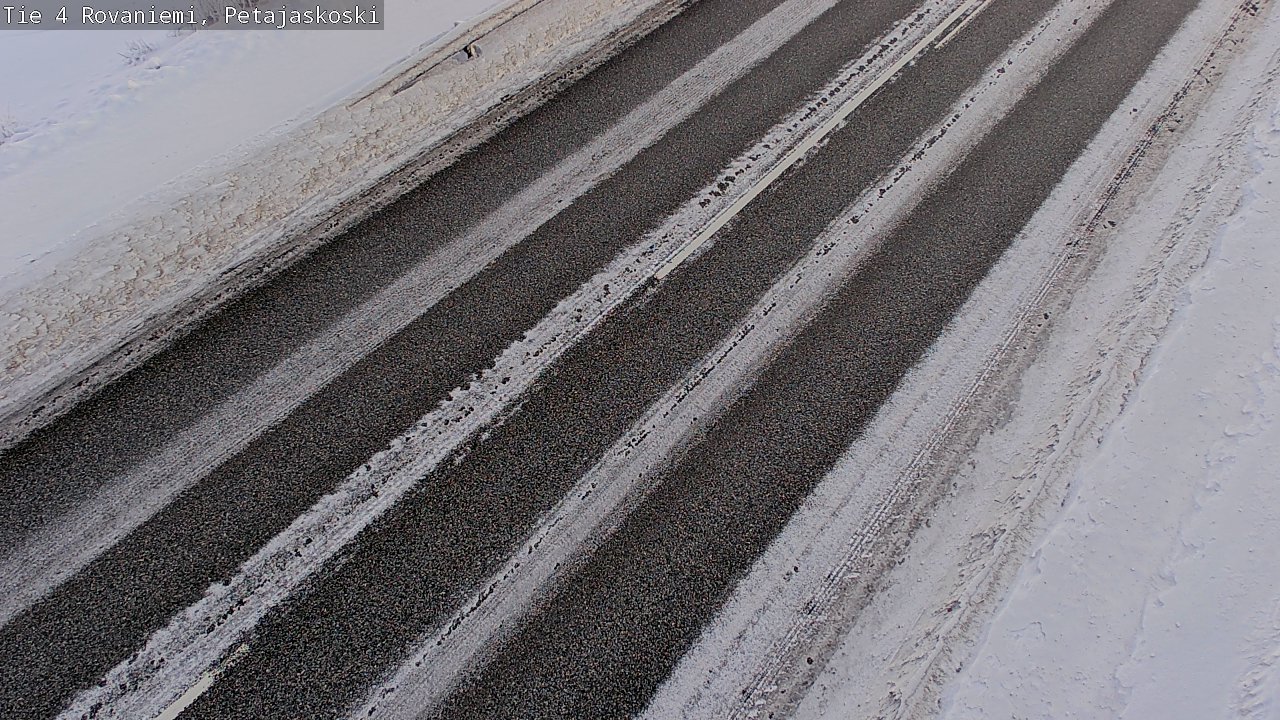 Weather Camera Image Road 4 Rovaniemi, Petäjäskoski, Rovaniemi, Lappi