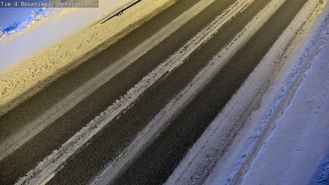 Kelikamerat Kuva Tie 4 Rovaniemi, Petäjäskoski, Rovaniemi, Lappi